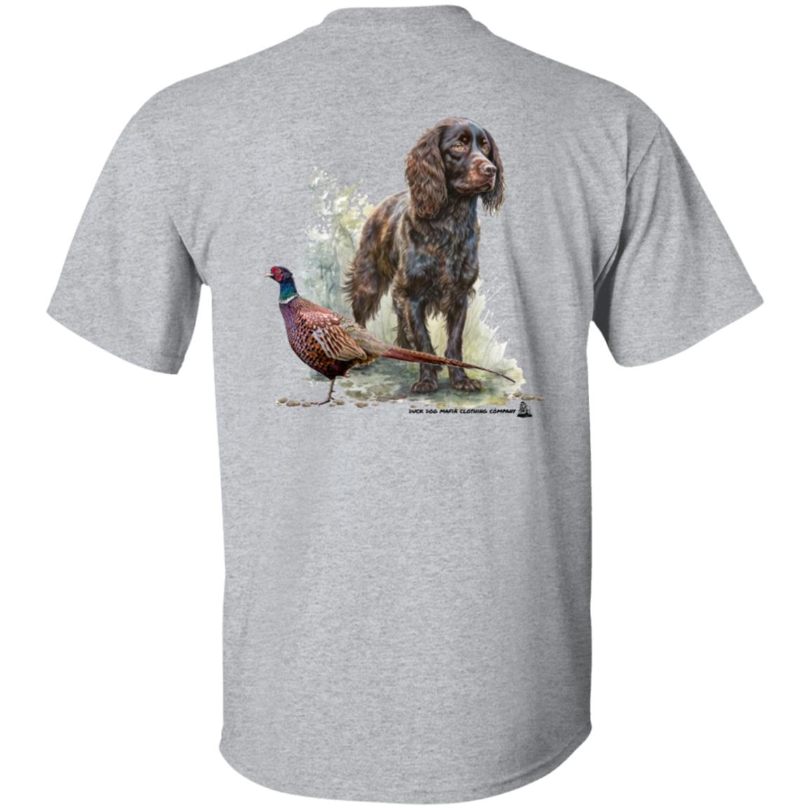 Boykin Spaniel and Pheasant