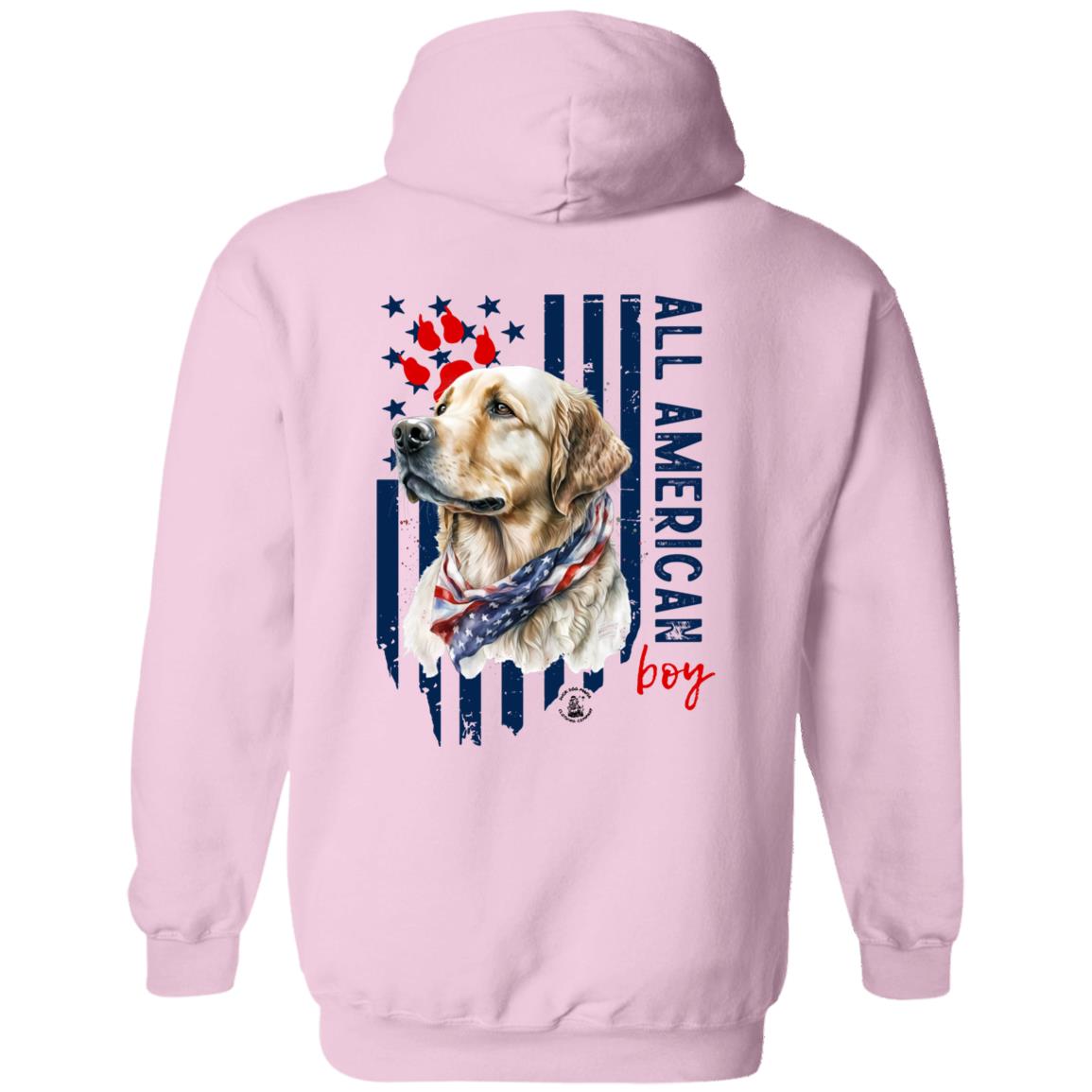 All American Boy Hoodie Yellow Lab