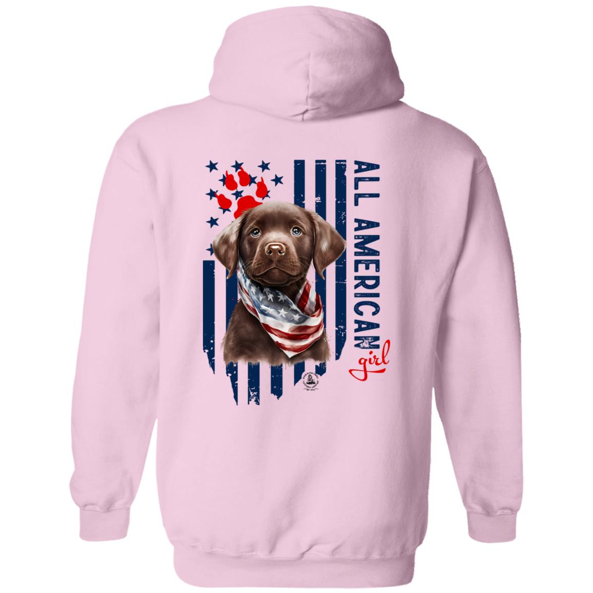 All American Girl Chocolate Puppy Hoodie