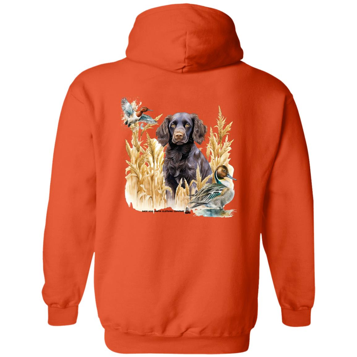Boykin Spaniel and Pheasant