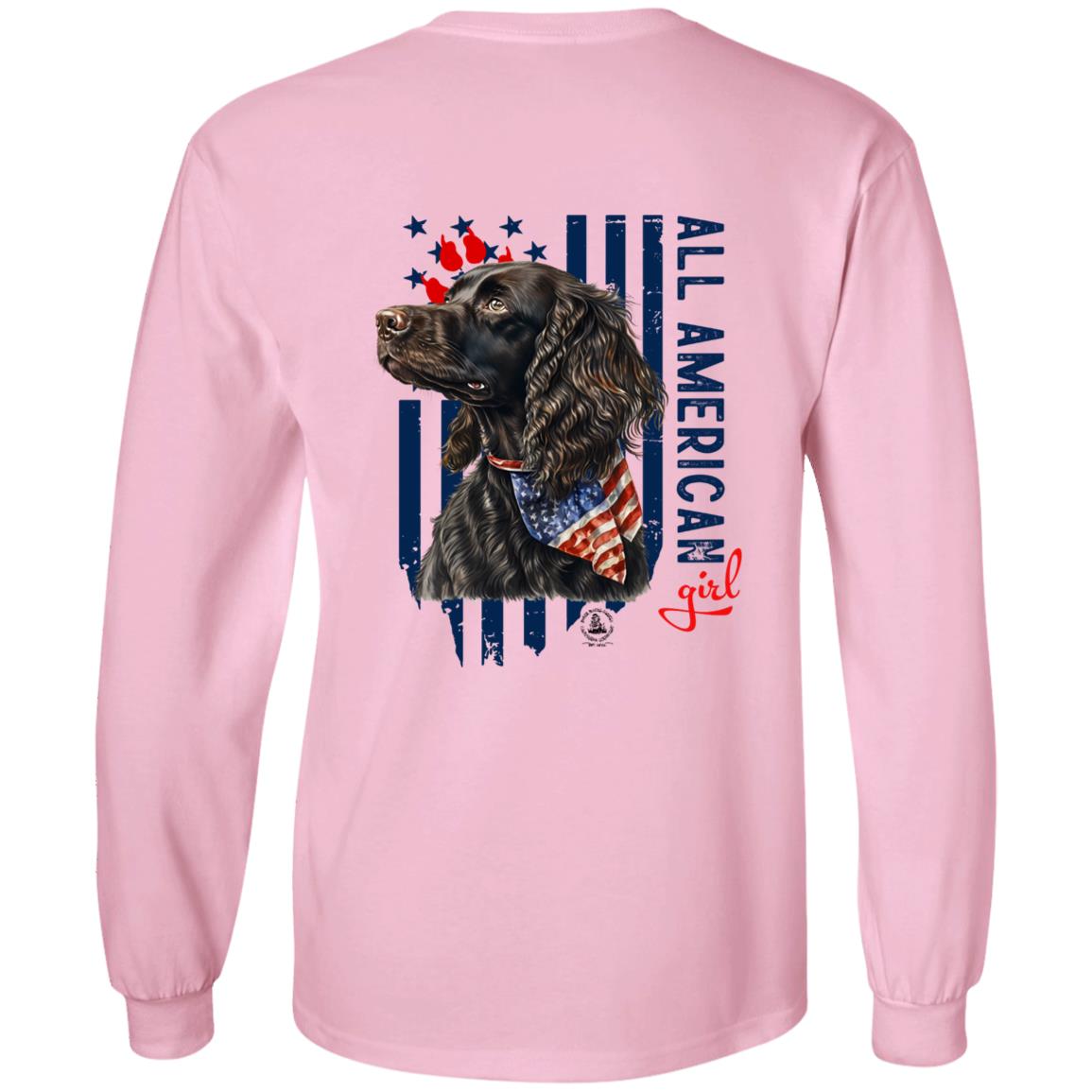 All American Long Sleeve Girl Boykin Spaniel