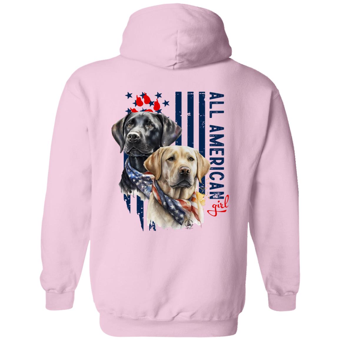 All American Girl Labrador Retrievers Hoodie