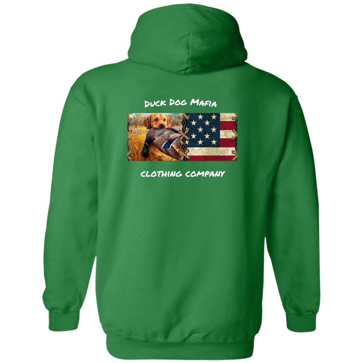 YELLOW LAB / AMERICAN FLAG