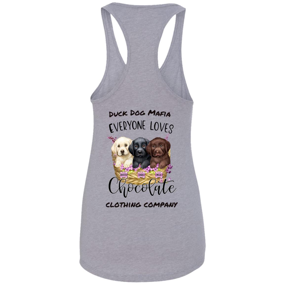DDM EVERYONE LOVES CHOCOLATE Ladies Ideal Racerback Tank
