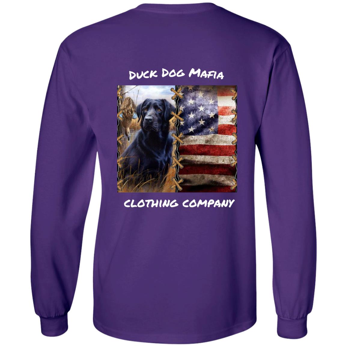 BLACK LAB / AMERICAN FLAG WHITE LETTING