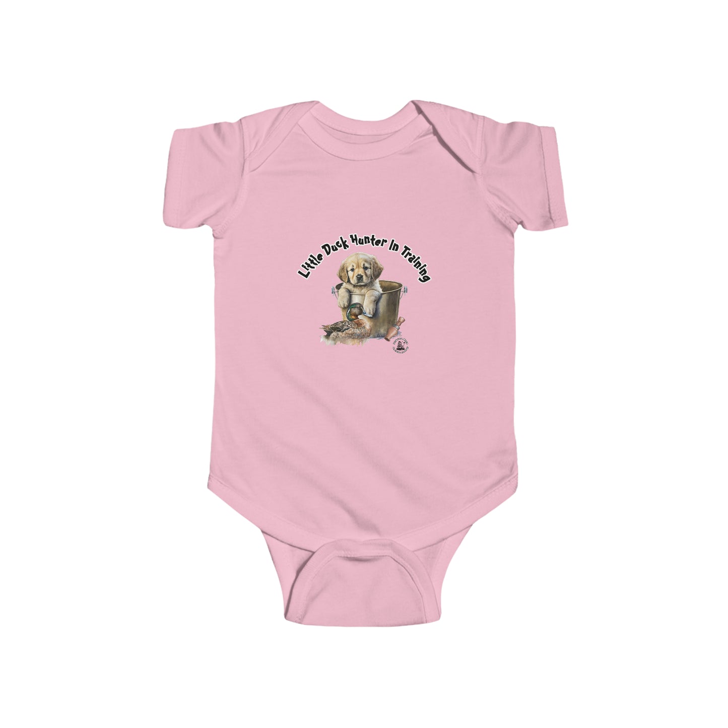 Little Duck Hunter In Training Infant Fine Jersey Bodysuit