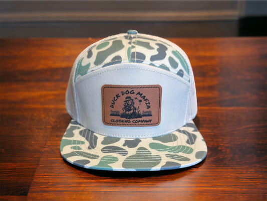Duck Dog Mafia Old's Cool Marsh & Sand 7 Panel  Hat
