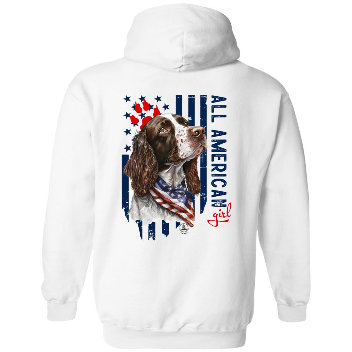 All American Girl Springer Spaniel Hoodie