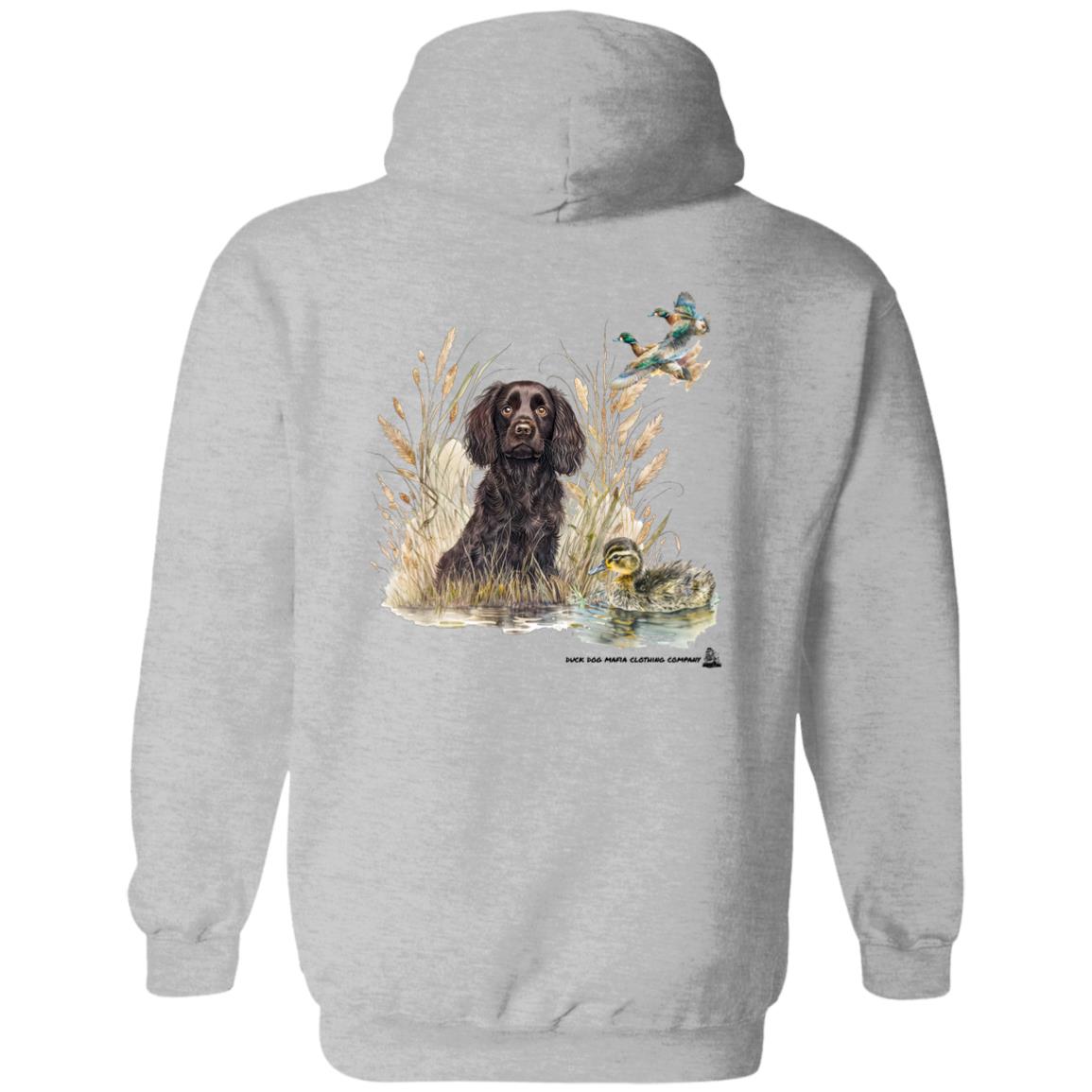 Boykin Spaniel Puppy and Baby Duck