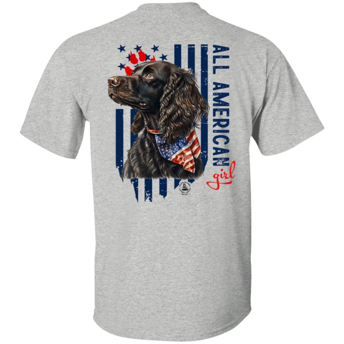 All American Short Sleeve Girl Boykin Spaniel