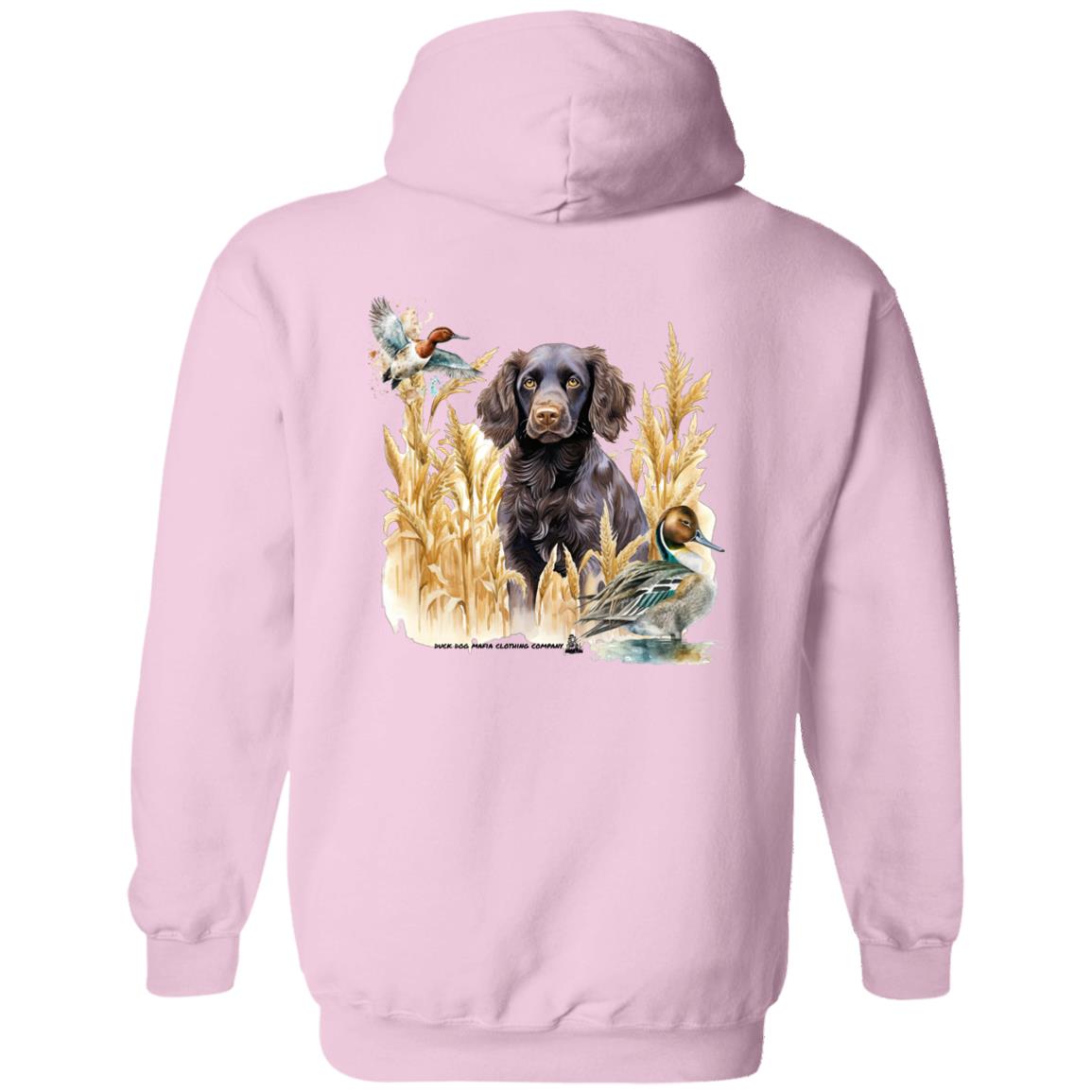 Boykin Spaniel and Pheasant