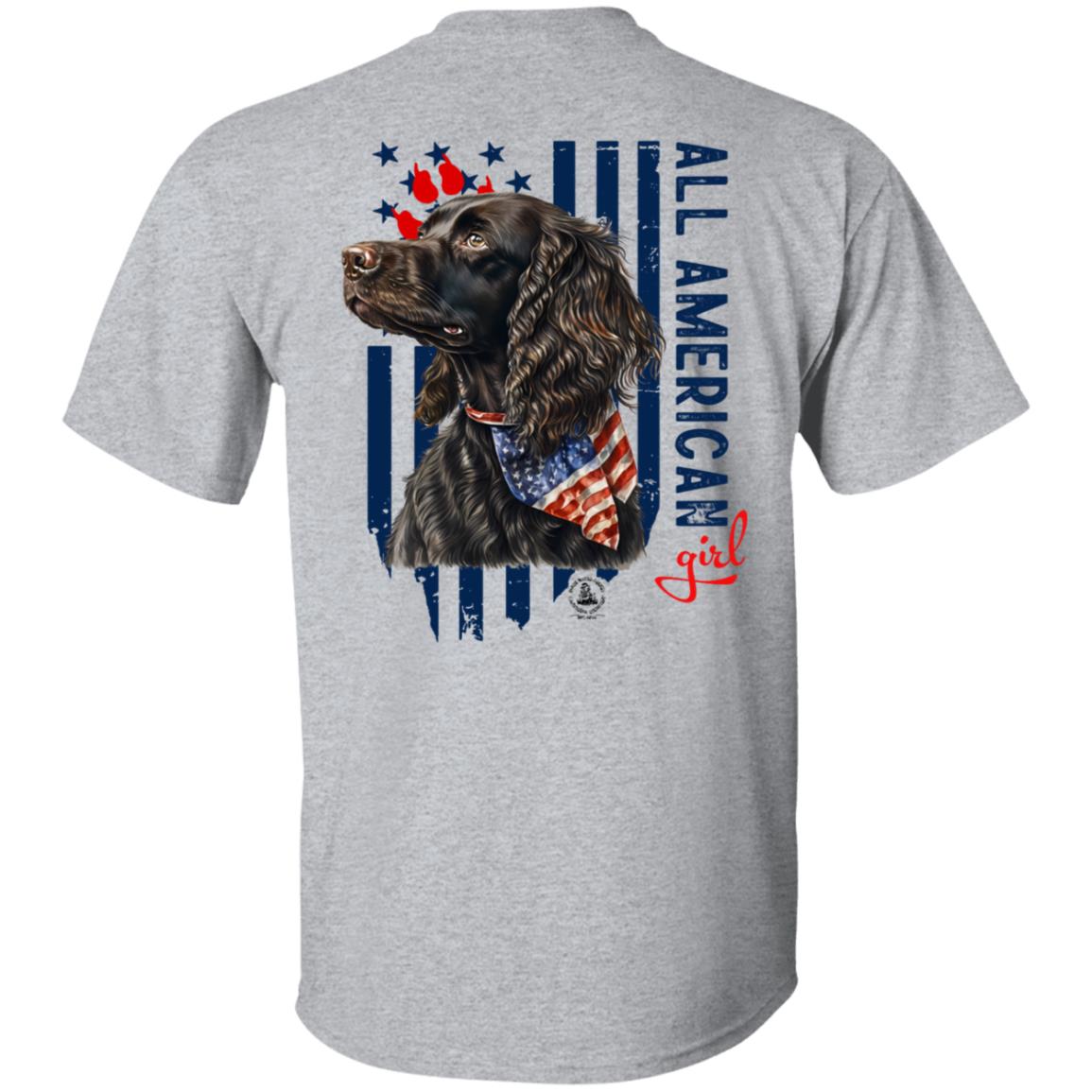 All American Short Sleeve Girl Boykin Spaniel