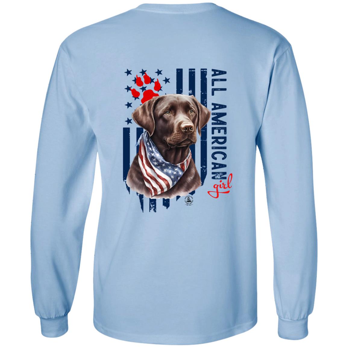 All American Girl Long Sleeve Chocolate Lab