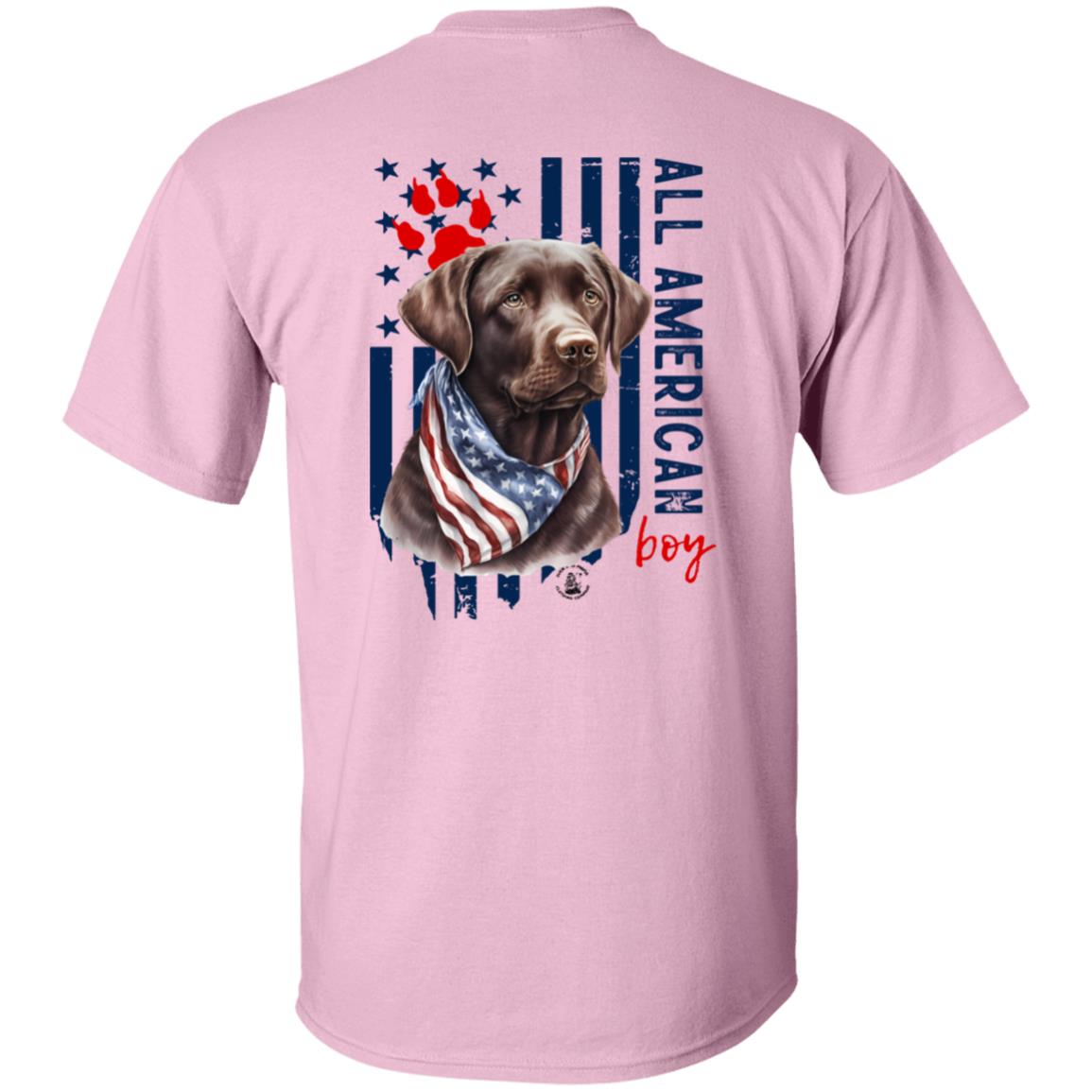 All American Boy Short Sleeve Chocolate Lab