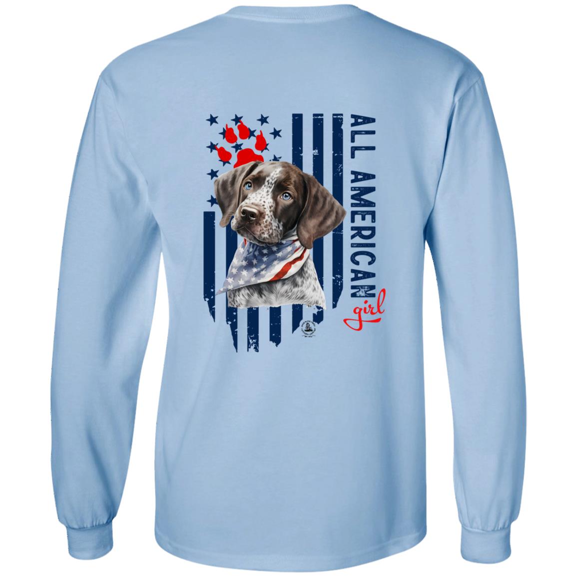 All American Girl Long Sleeve Short Hair Pointer Puppy