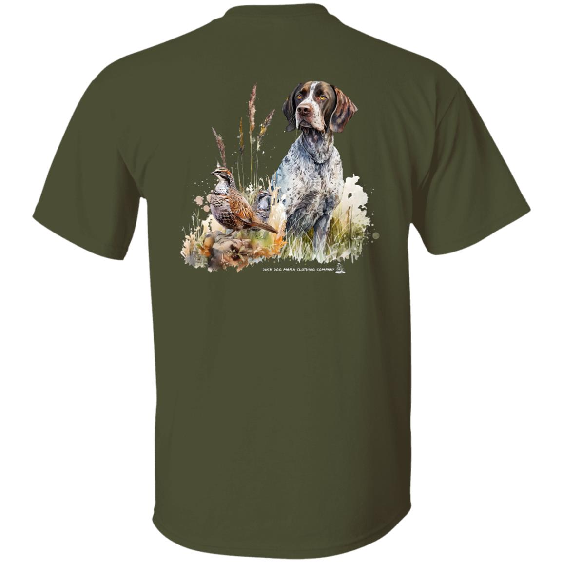 German Shorthair and Pheasant