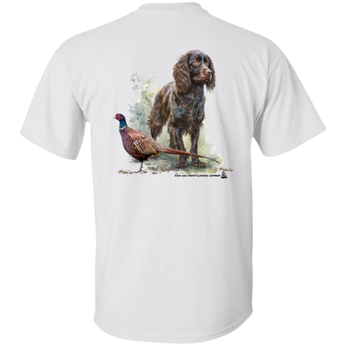 Boykin Spaniel and Pheasant