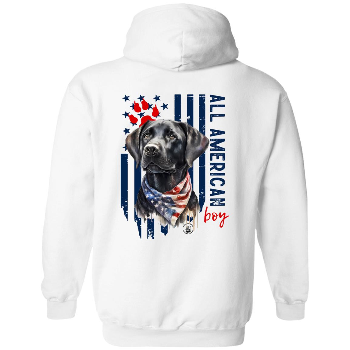 All American Boy Hoodie Black Lab