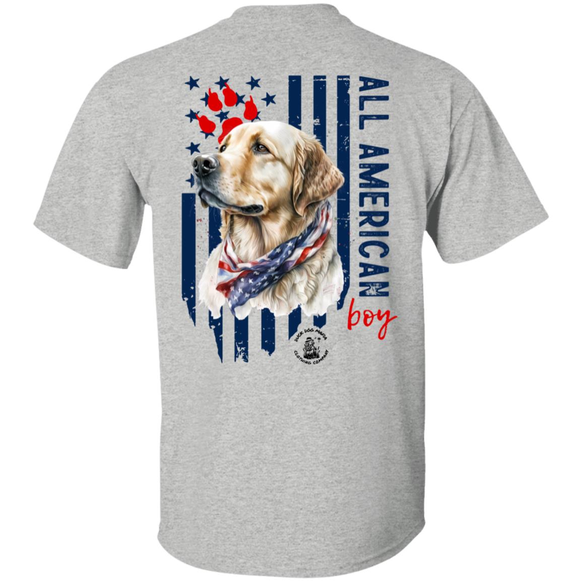 All American Boy Yellow Lab Short Sleeve