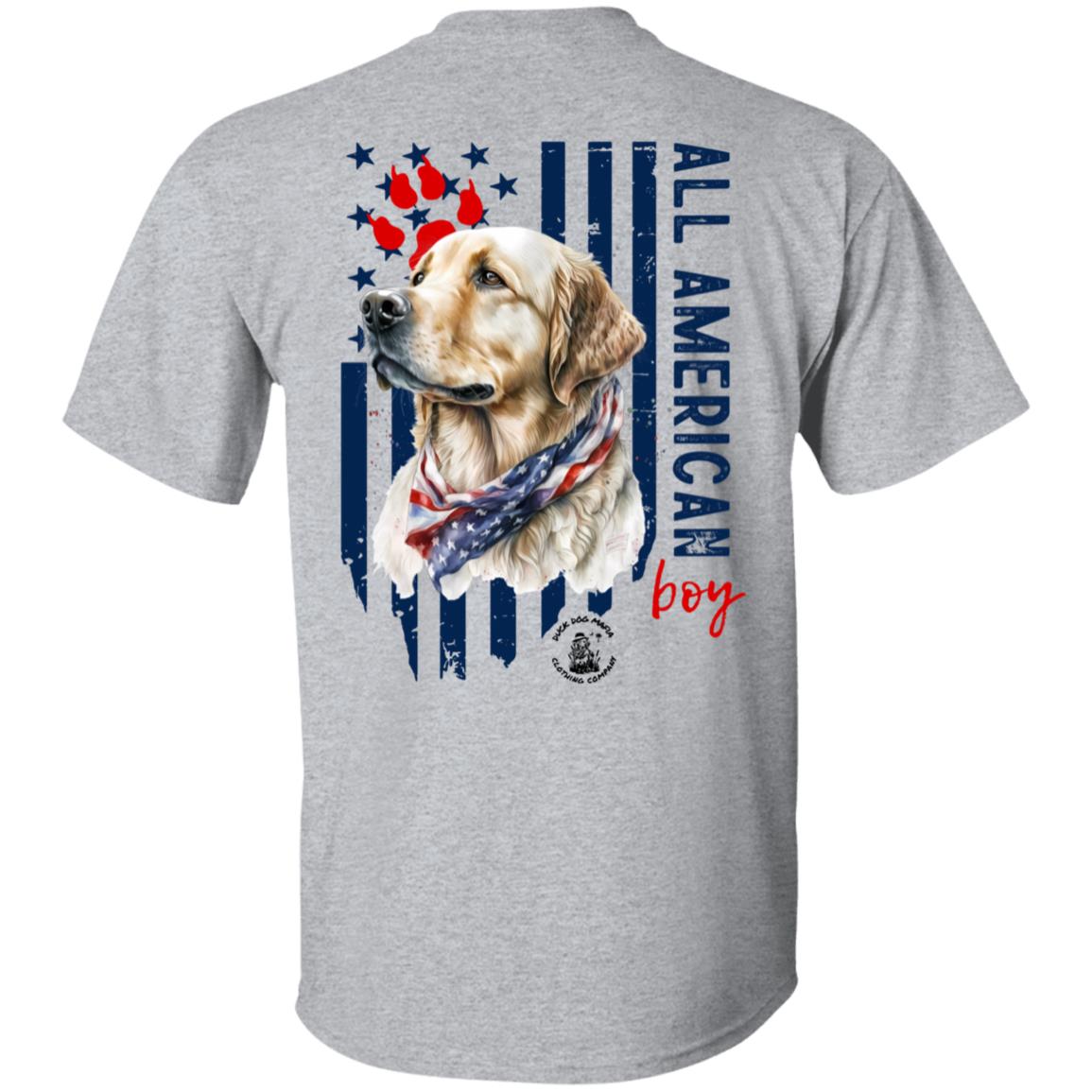 All American Boy Yellow Lab Short Sleeve