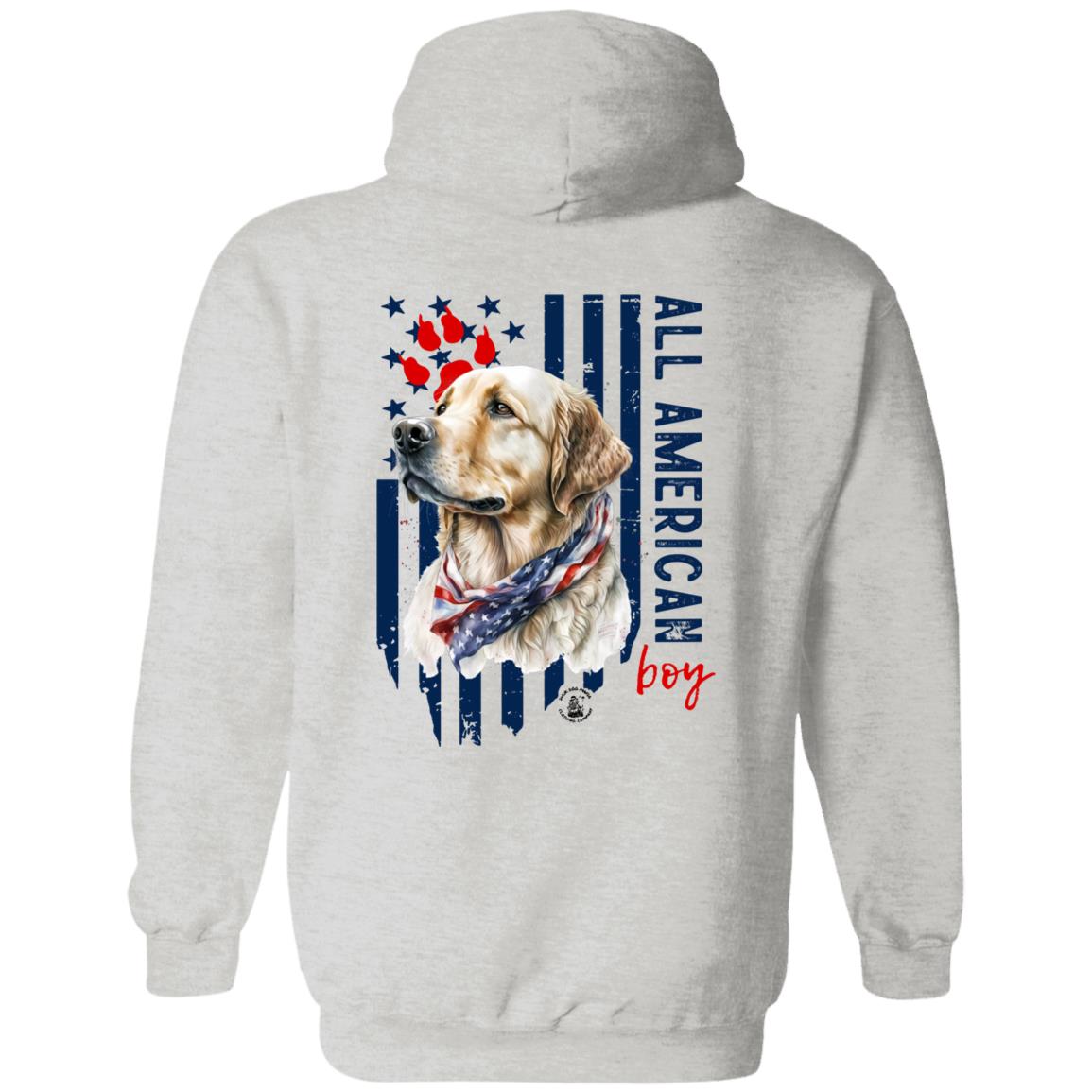 All American Boy Hoodie Yellow Lab