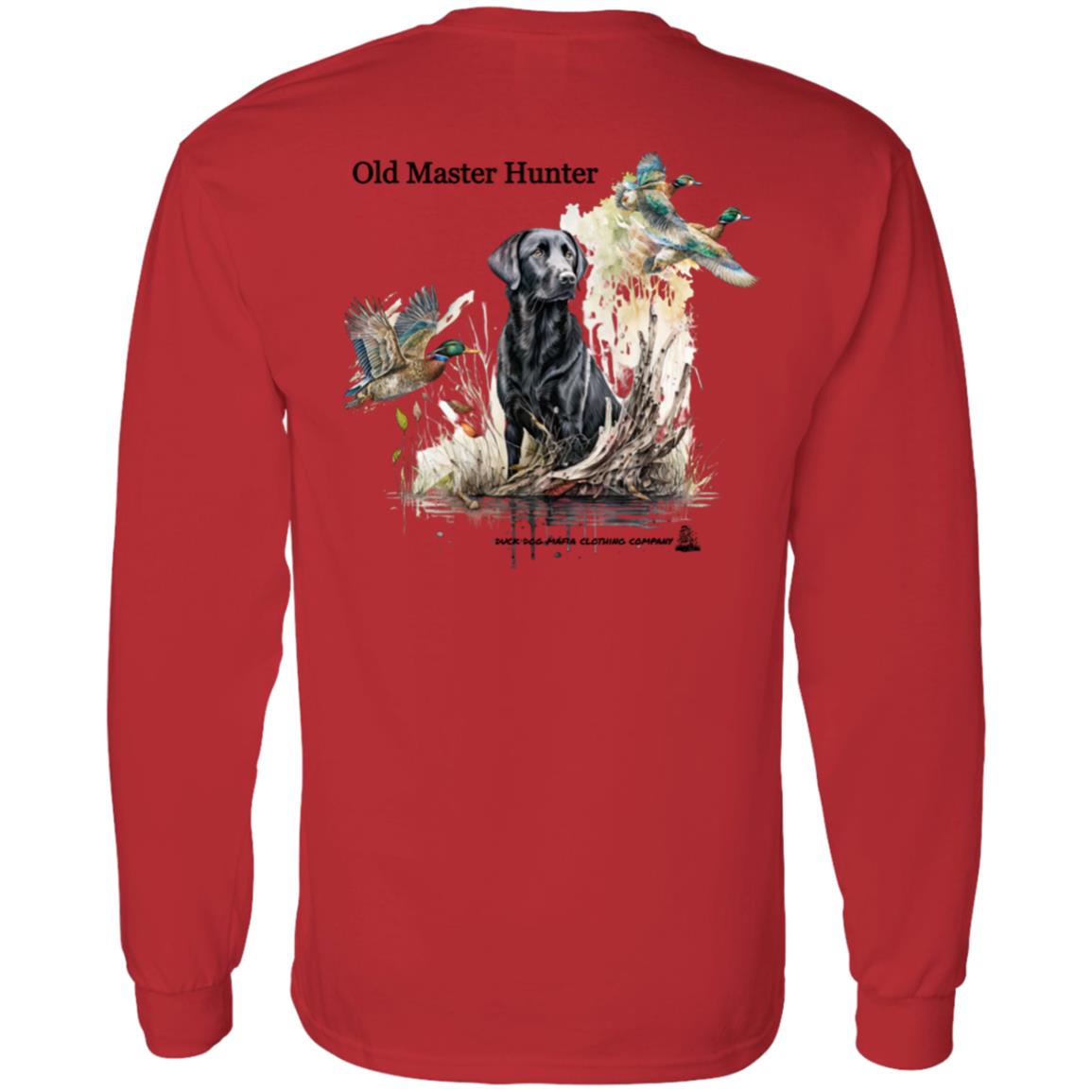Old Master Hunter Black Lab Long Sleeve T-Shirt
