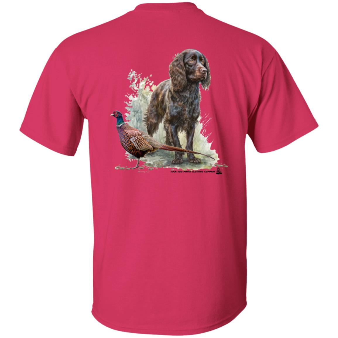 Boykin Spaniel and Pheasant