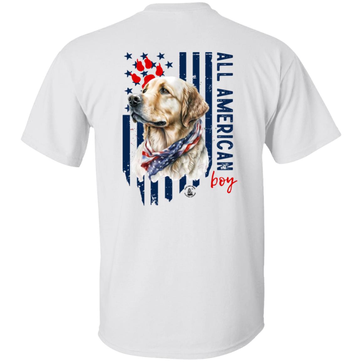 All American Boy Short Sleeve Yellow Lab