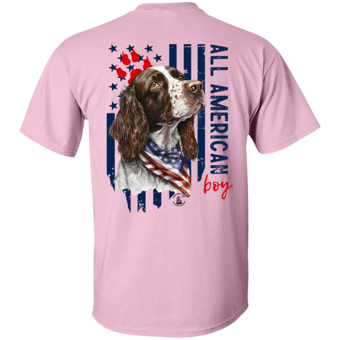 All American Boy Short Sleeve Springer Spaniel