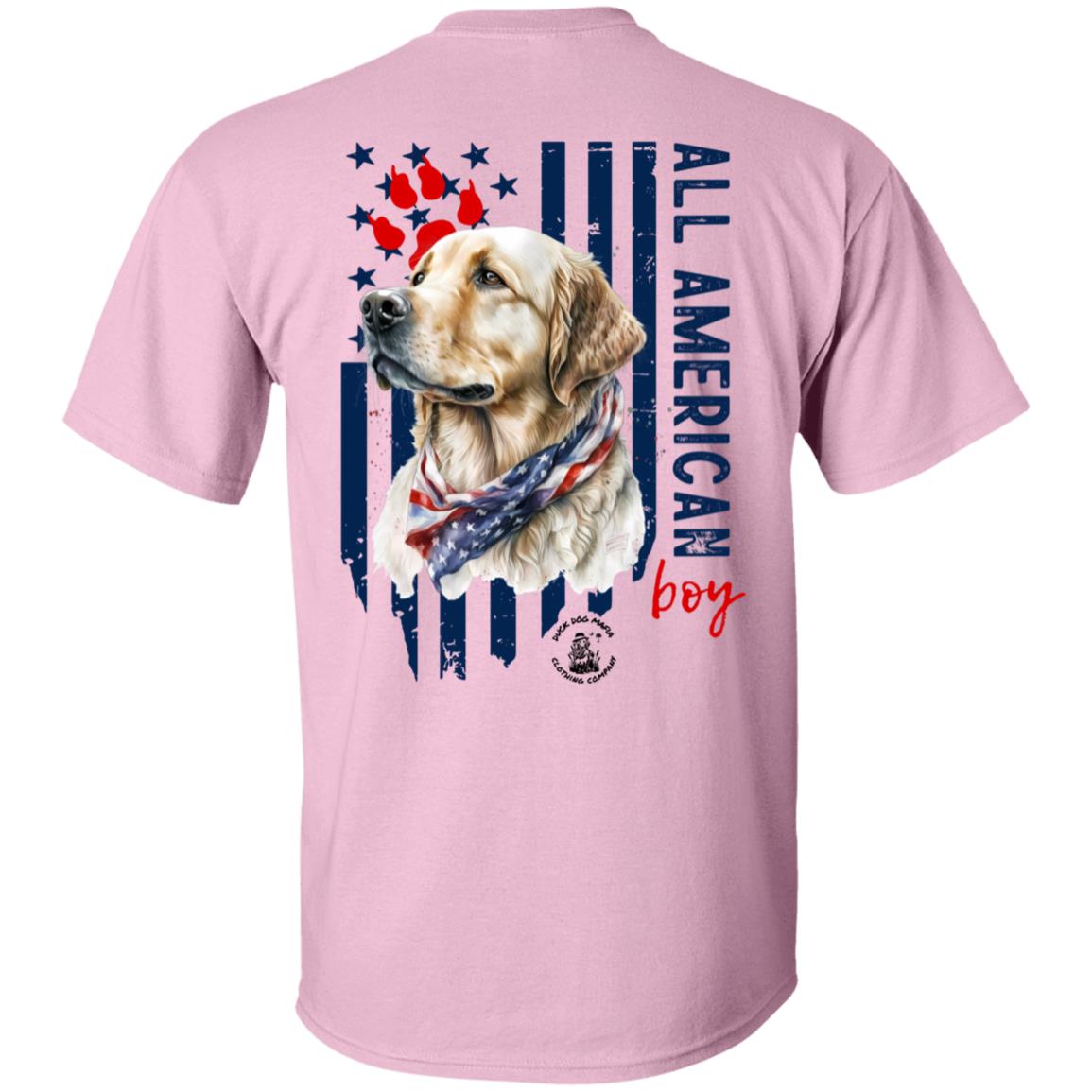 All American Boy Yellow Lab Short Sleeve