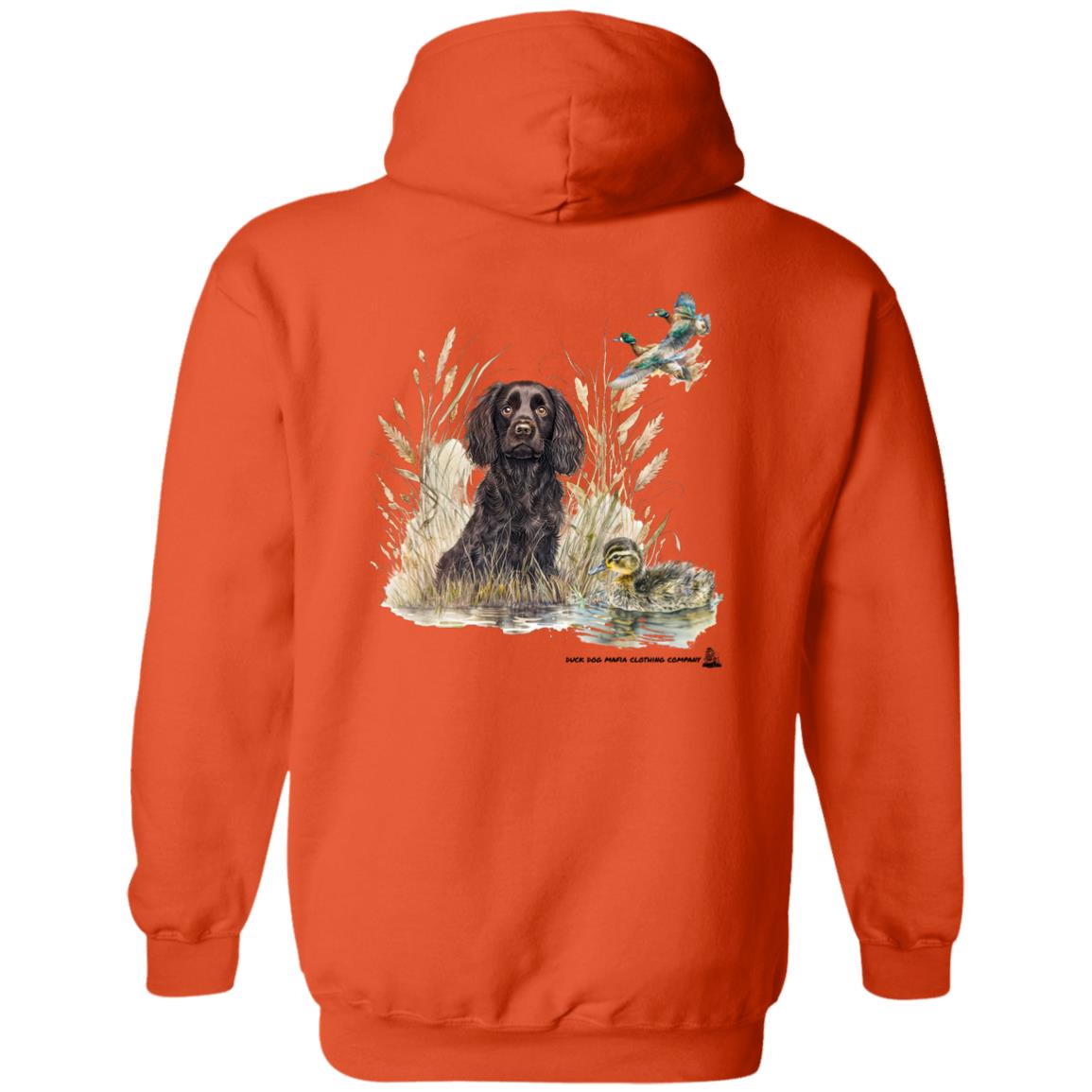 Boykin Spaniel Puppy and Baby Duck