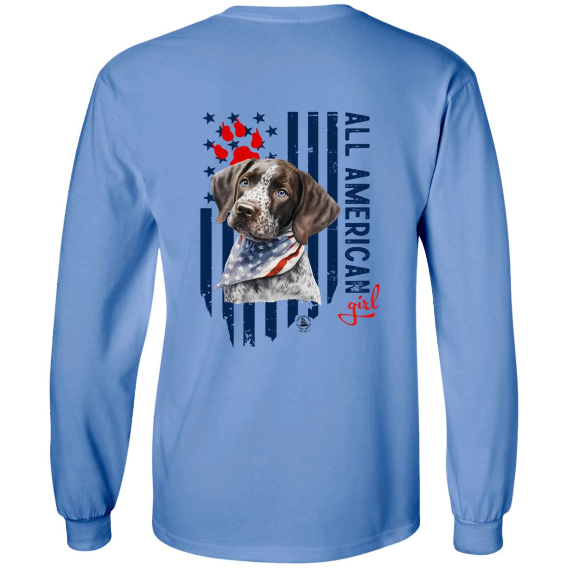 All American Girl Long Sleeve Short Hair Pointer Puppy