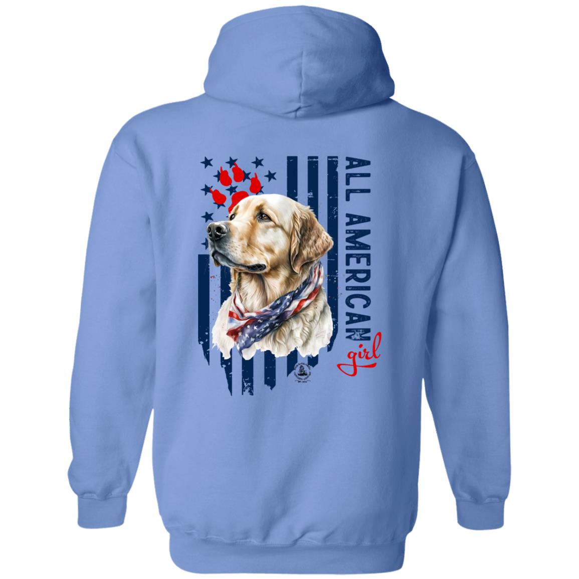 All American Girl Yellow Lab Hoodie