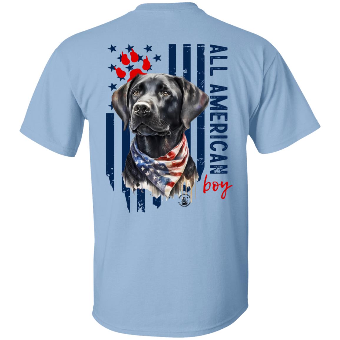 All American Boy Short Sleeve Black Lab