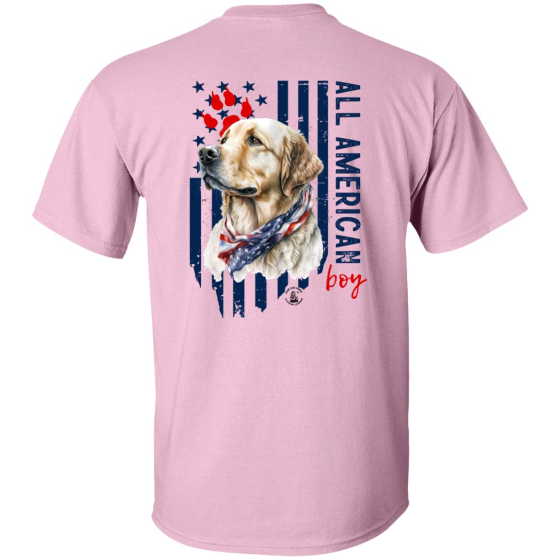 All American Boy Short Sleeve Yellow Lab