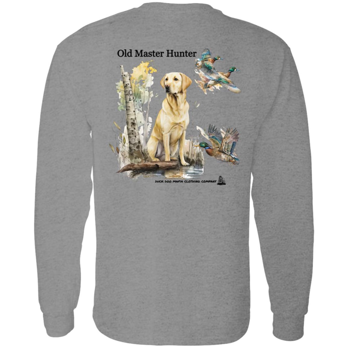 Old Master Hunter Yellow Lab Long Sleeve T-Shirt