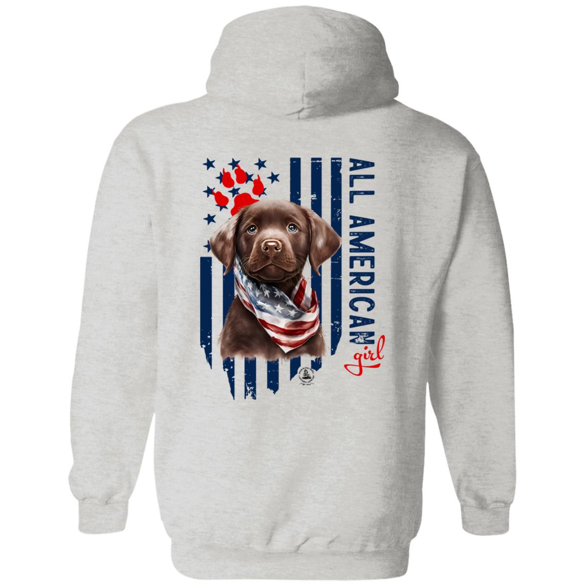All American Girl Chocolate Puppy Hoodie