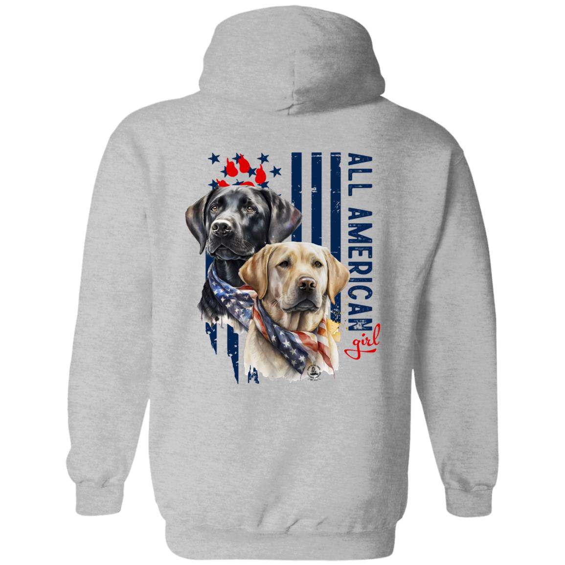 All American Girl Labrador Retrievers Hoodie