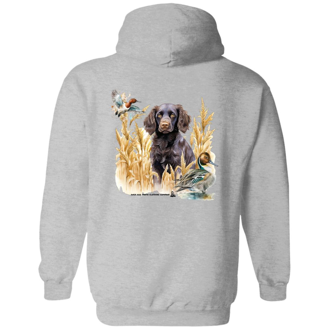 Boykin Spaniel and Pheasant