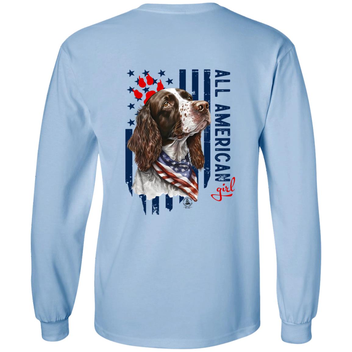 All American Girl Long Sleeve Springer Spaniel