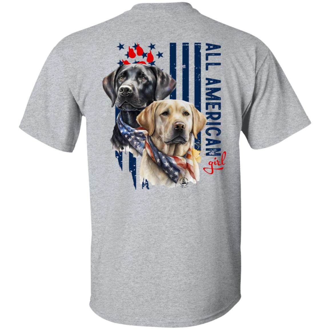 All American Girl Short Sleeve Labrador Retrievers