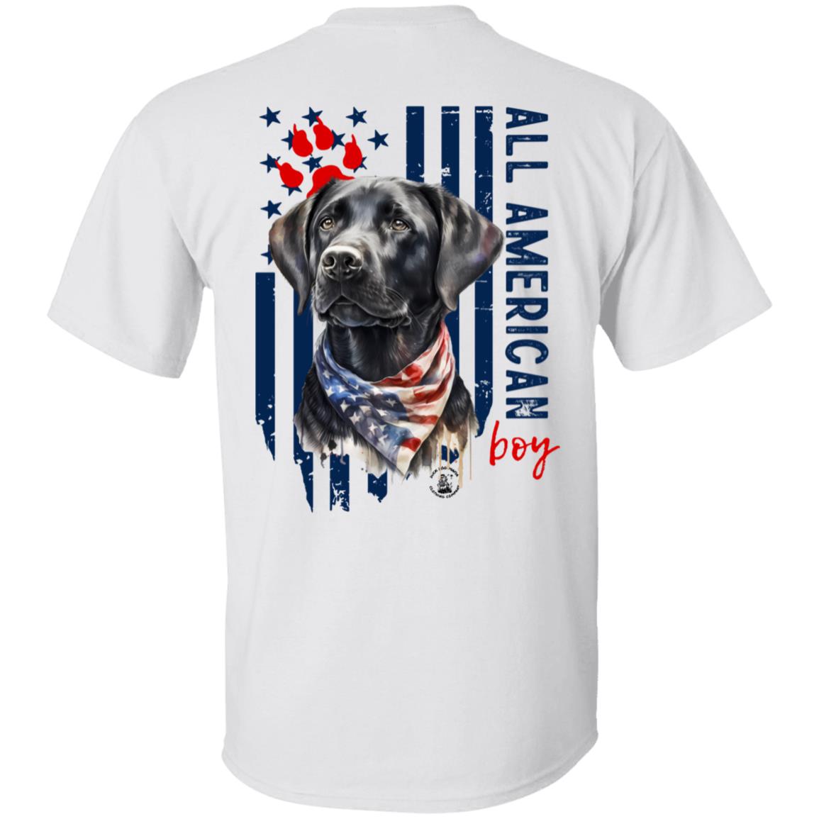 All American Boy Short Sleeve Black Lab