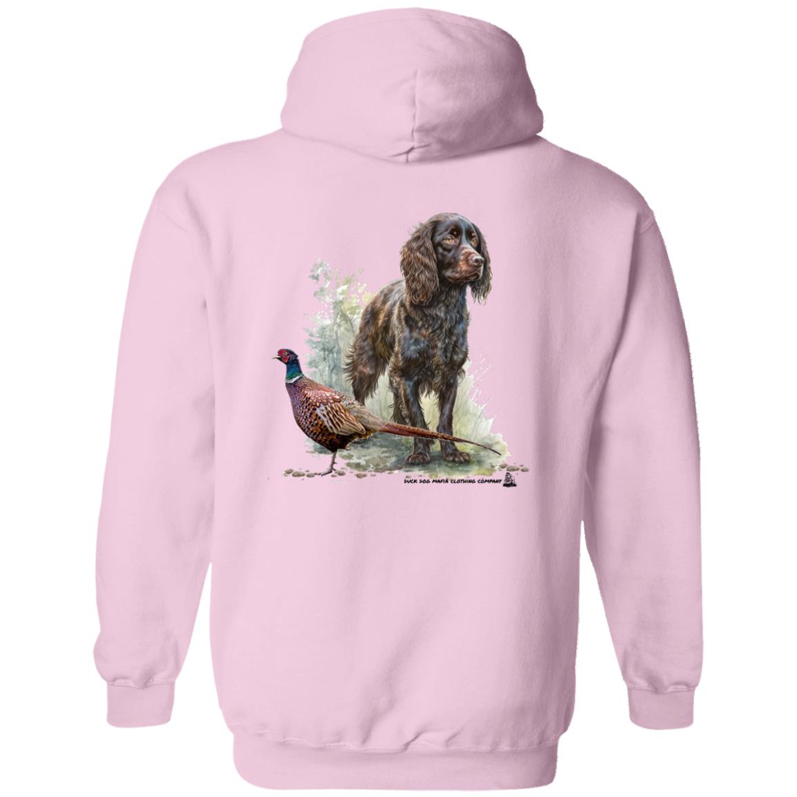 Boykin Spaniel and Pheasant
