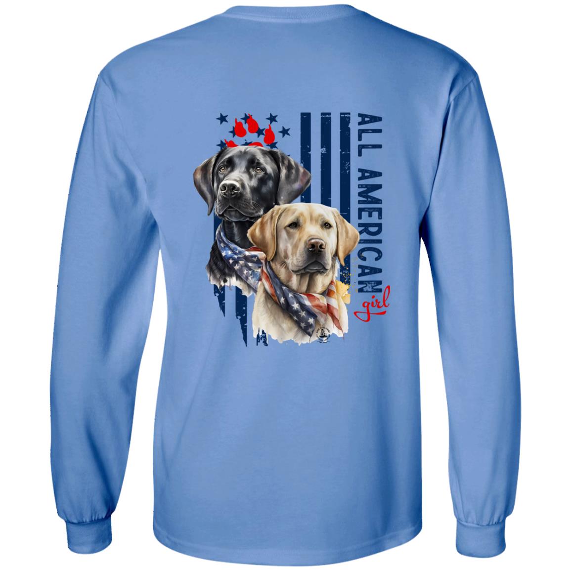 All American Girl Long Sleeve Labrador Retrievers