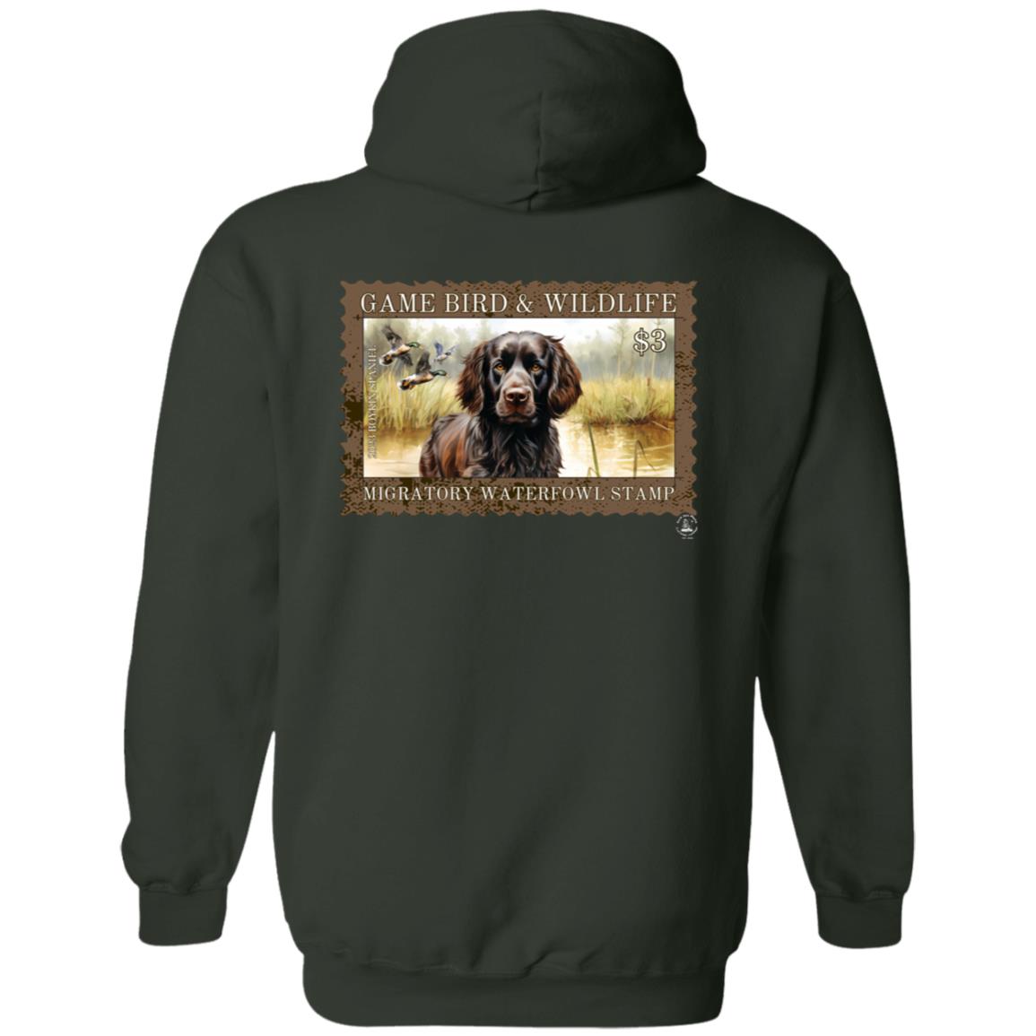 Boykin Spaniel Migratory Waterfowl Stamp Hoodie