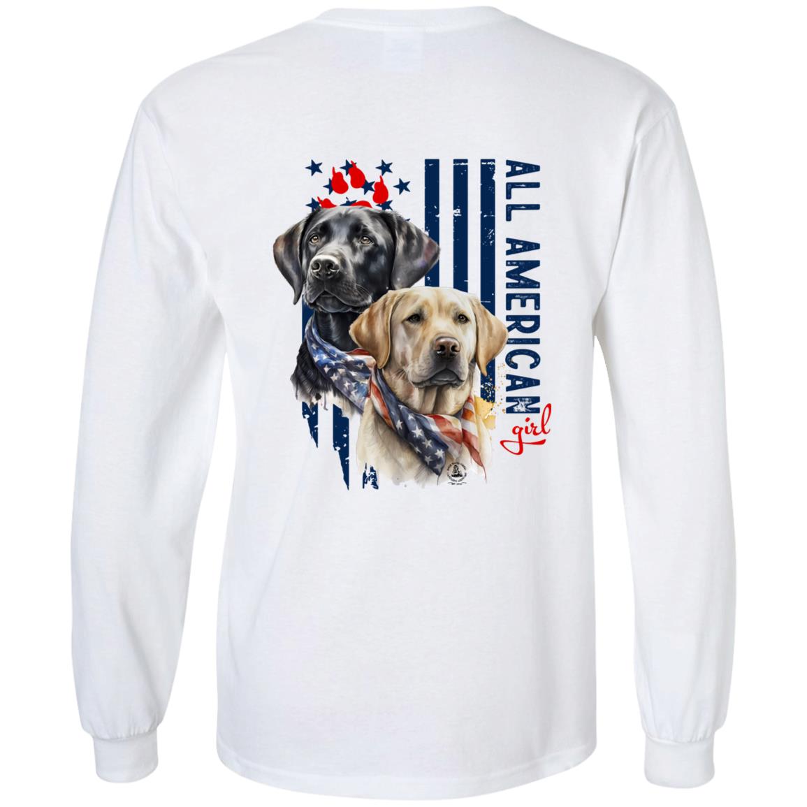 All American Girl Long Sleeve Labrador Retrievers