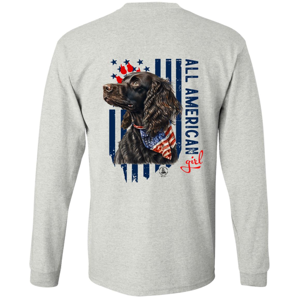 All American Long Sleeve Girl Boykin Spaniel