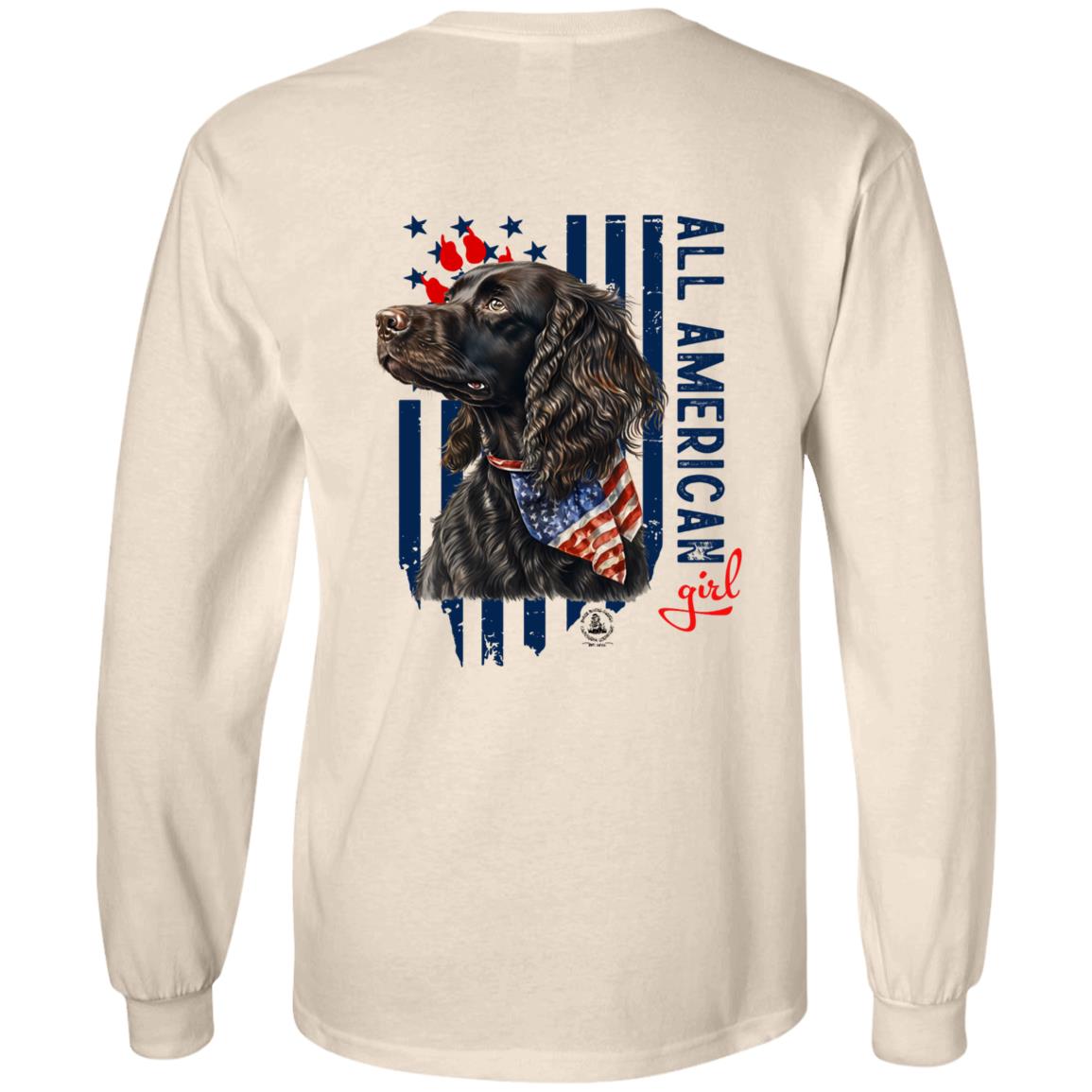 All American Long Sleeve Girl Boykin Spaniel