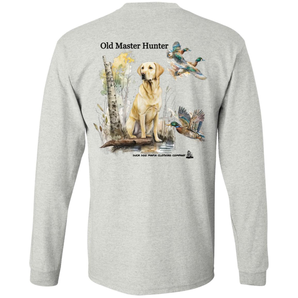 Old Master Hunter Yellow Lab Long Sleeve T-Shirt
