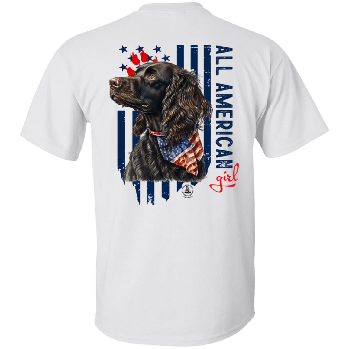 All American Short Sleeve Girl Boykin Spaniel